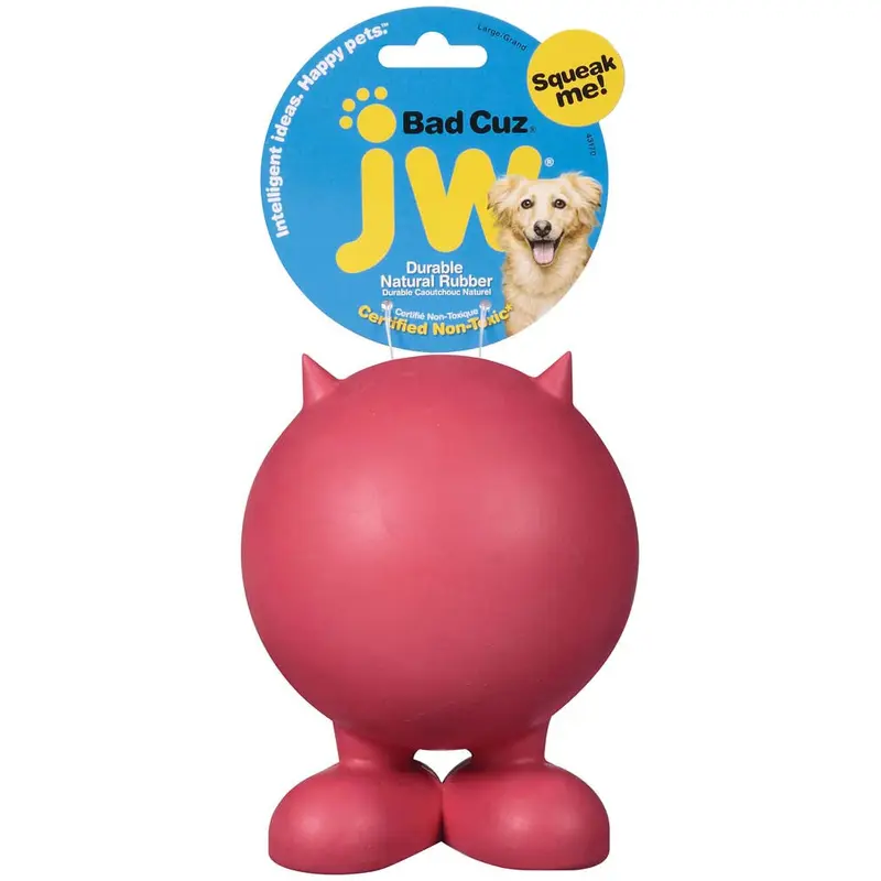 JW Pet Bad Cuz Dog Toy Assorted LG