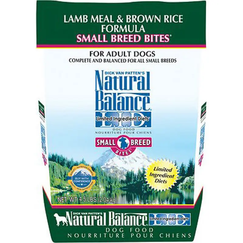 Natural Balance LID Limited Ingredient Small Breeds Dry Dog Food - Lamb & Rice - 12lb