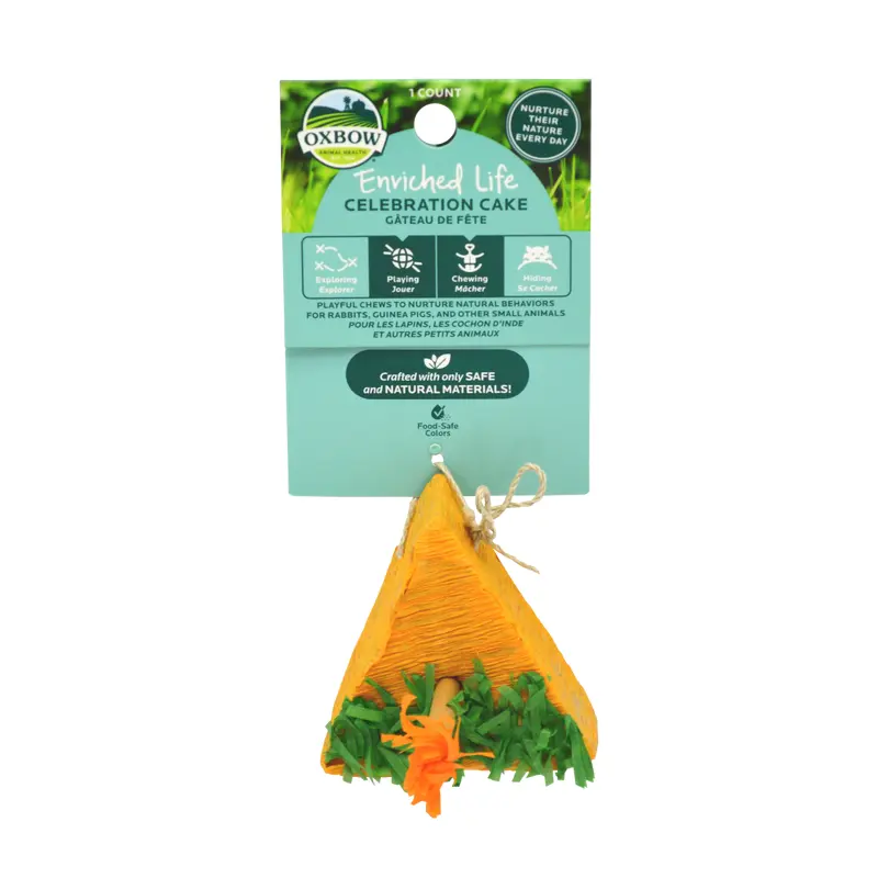 Oxbow Animal Health Enriched Life Celebration Cake Small Animal Chew One Size