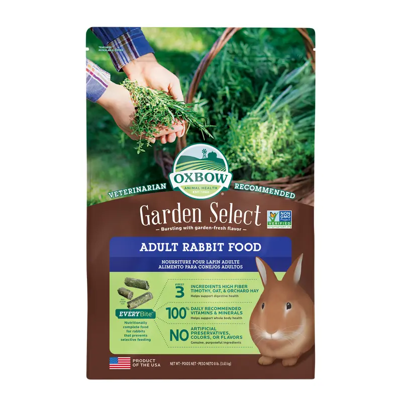 Oxbow Animal Health Garden Select Adult Rabbit Food 8lb