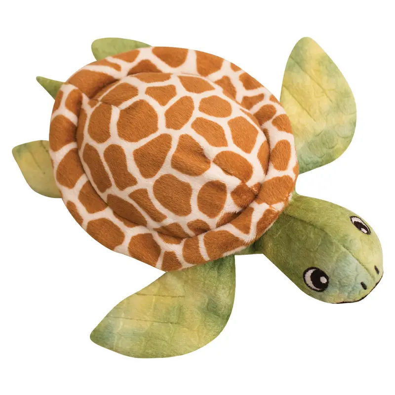 Snugarooz Shelldon the Turtle Green Dog Toy-10" 