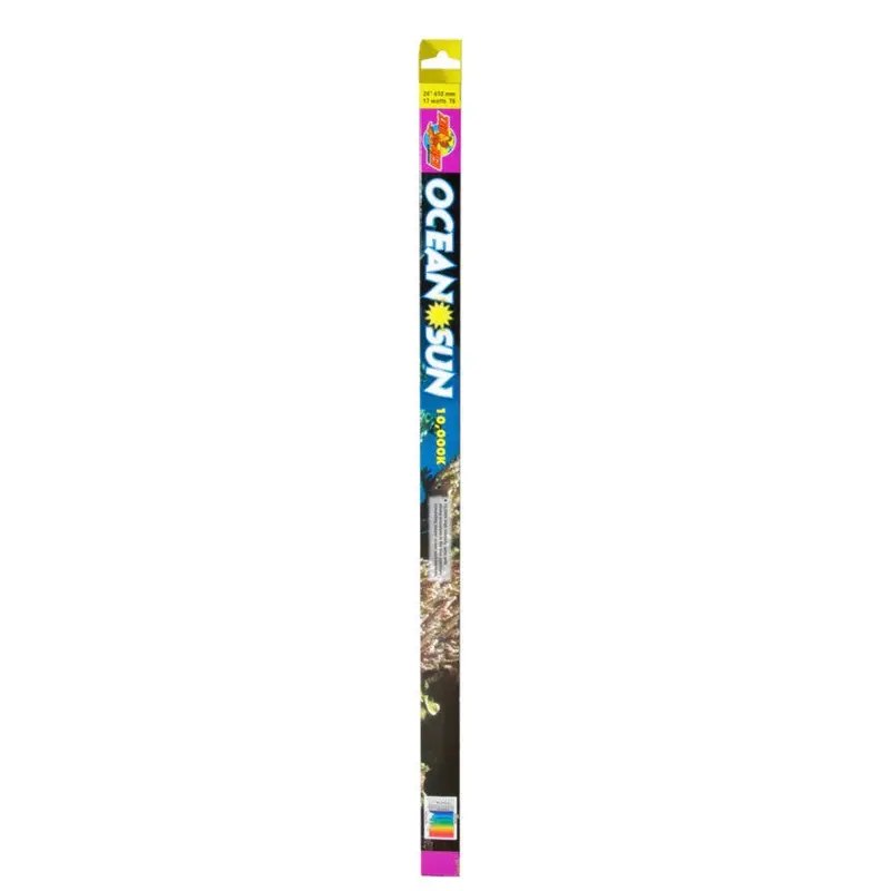 Zoo Med Ocean Sun 10,000K High Intensity T8 Lamp White 24 in (D)