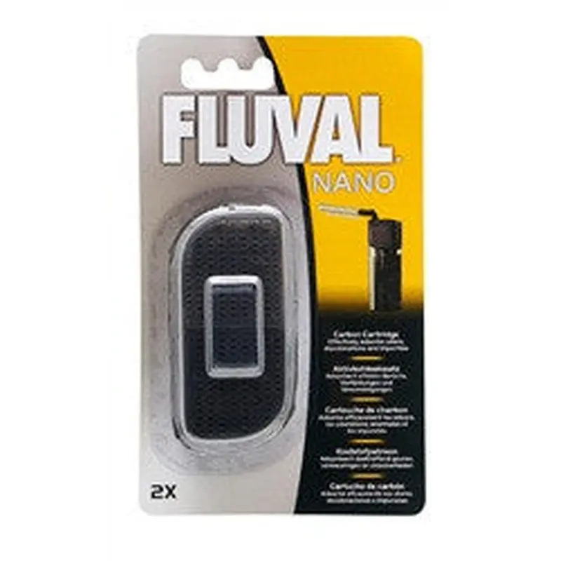 Fluval Nano Carbon Cartridge, 2 Pcs A458