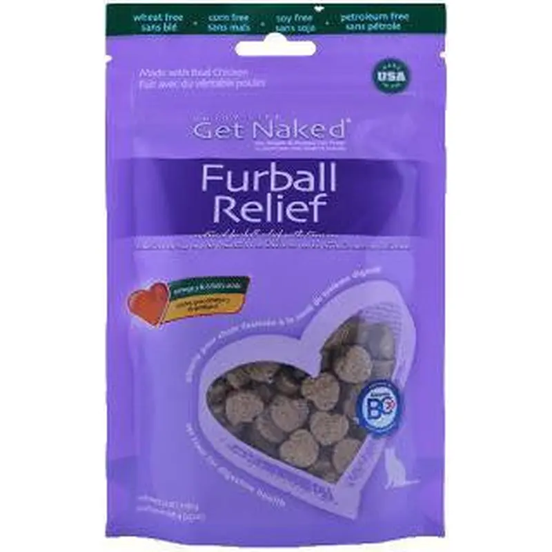 N-Bone Get Naked Furball Relief Cat Treat 2.5z 