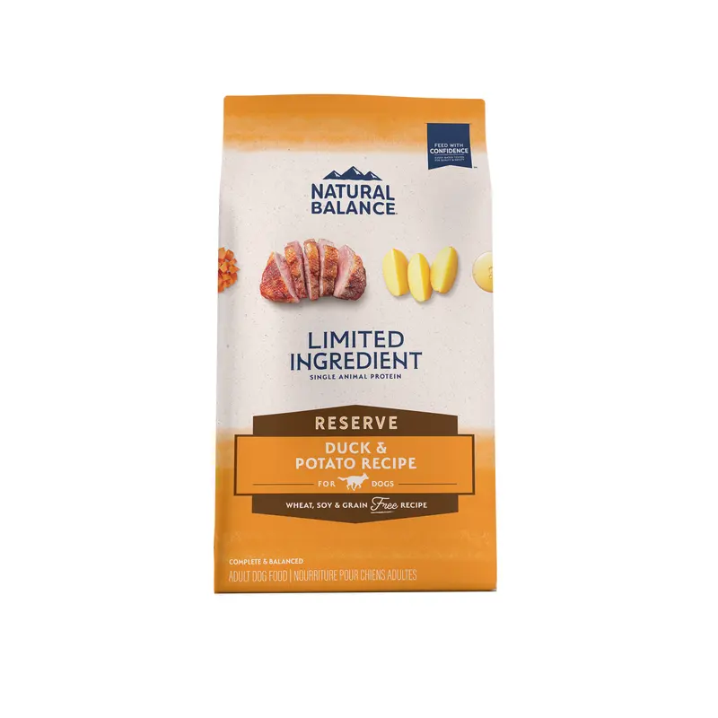 Natural Balance Pet Foods L.I.D. Adult Dry Dog Food Duck & Potato 12lb