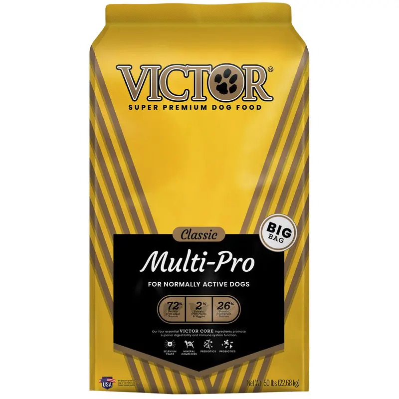 Victor Super Premium Dog Food Classic Multi Pro Dry Dog Food Beef 50lb
