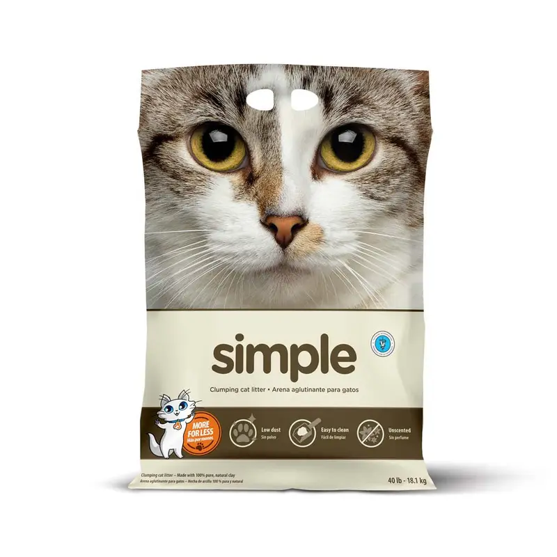 Intersand Simple Cat Litter 40 lb