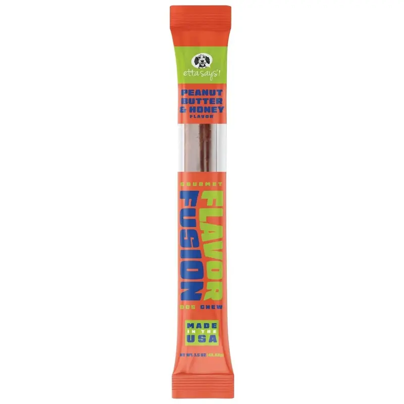 Etta Says Flavor Fusion Stick Peanut Butter Honey Dog Treat Each