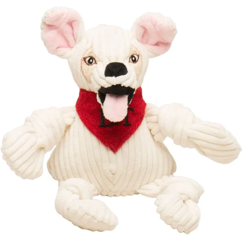 HuggleCause Little Tyke (L.T.) Knottie Plush Dog Toy Small
