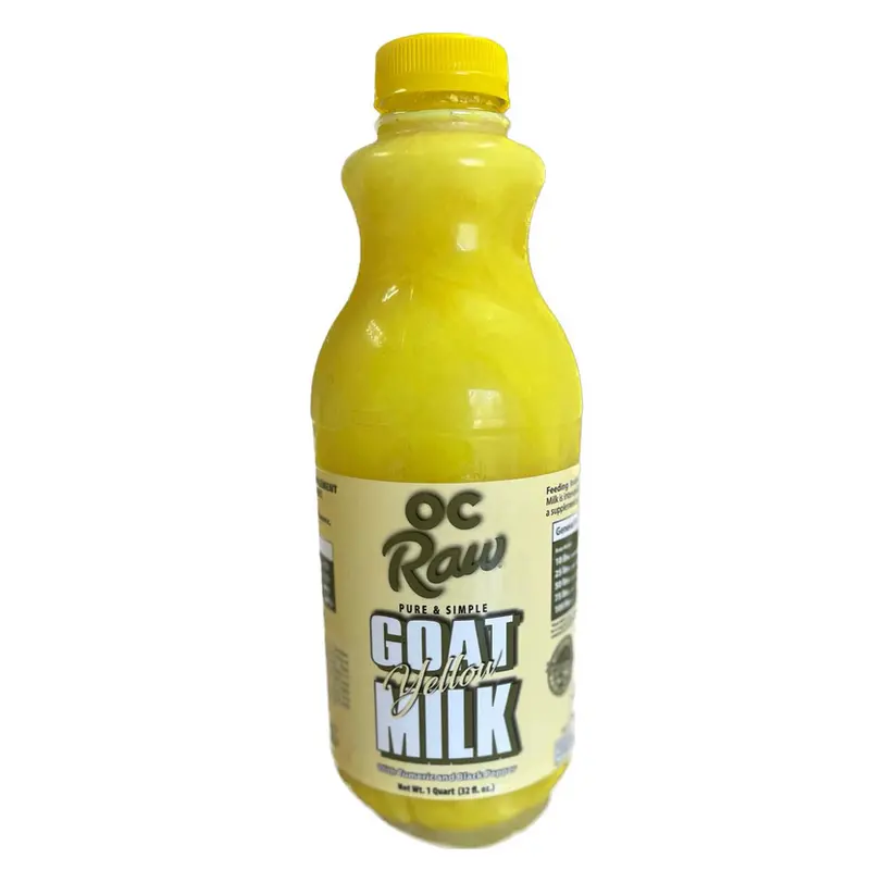 OC Raw Pure & Simple Goat Milk with Tumeric & Black Pepper