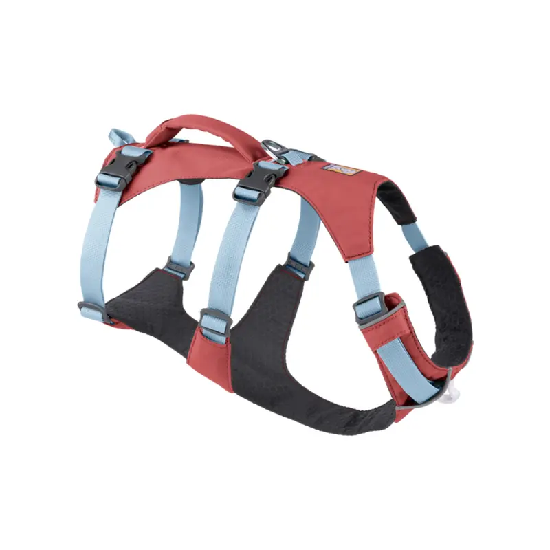 RUFFWEAR Flagline Dog Harness with Handle, Salmon Pink, Small, 22-27in