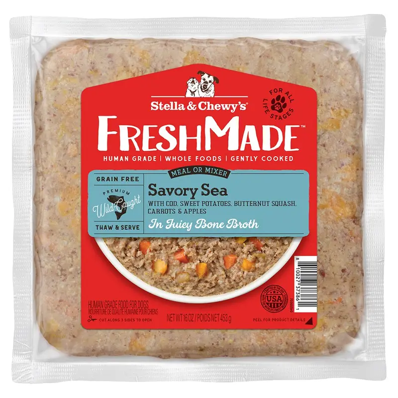 Stella & Chewy's Frozen Gently Cooked Savory Sea