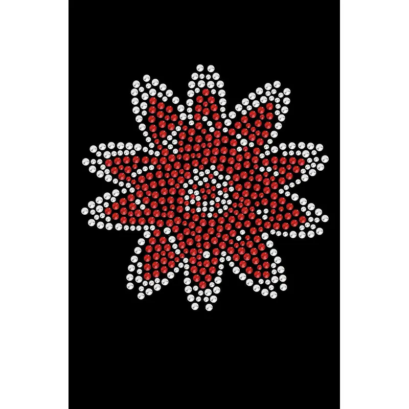 Red Rhinestone Flower - Custom Tutu