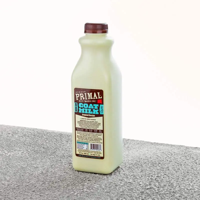 Primal Raw Goat Milk Original Formula for Cats & Dogs 32oz