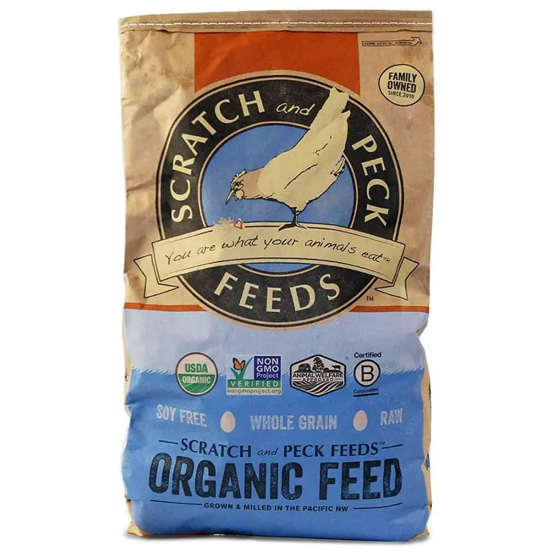 Scratch and Peck Organic Turkey Grower with Corn 40lb