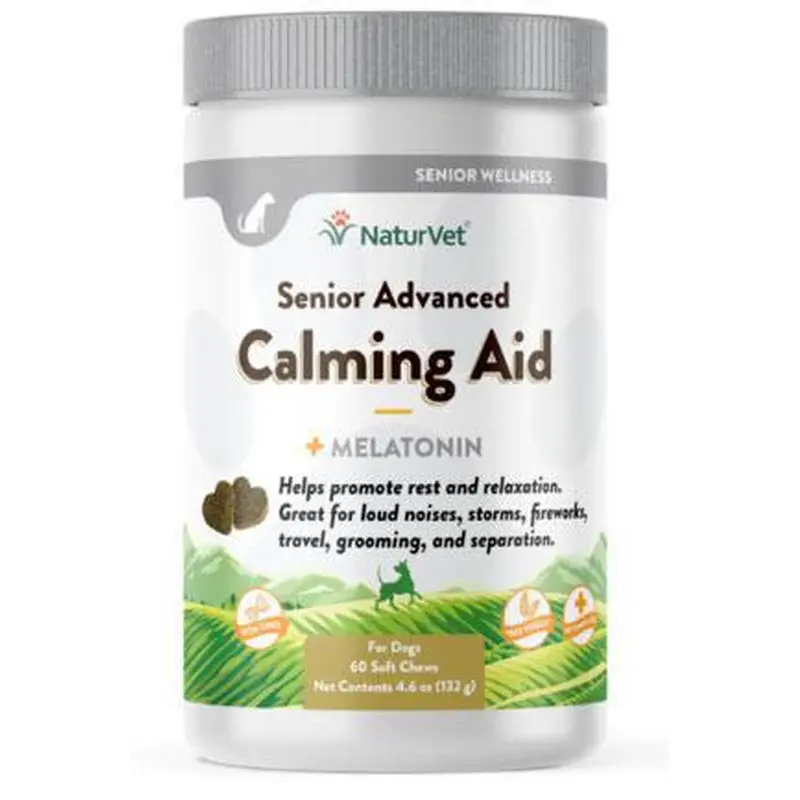 NaturVet Senior Calming Aid 60 Ct