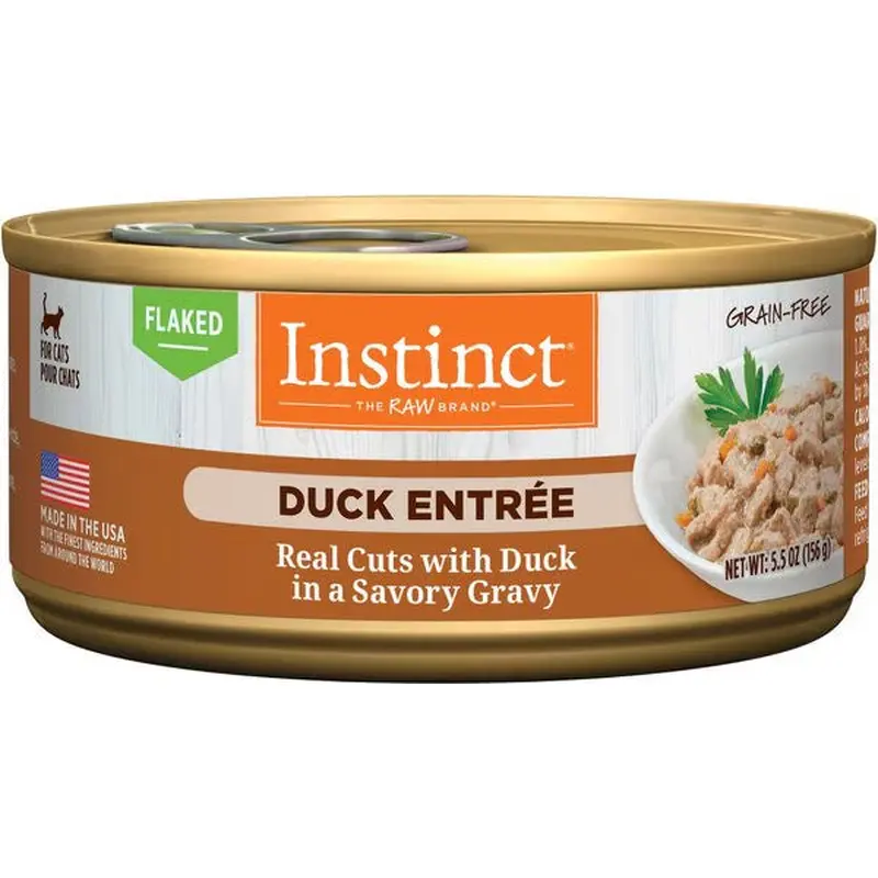 Instinct Flaked Duck Wet Cat Food (5.5oz)