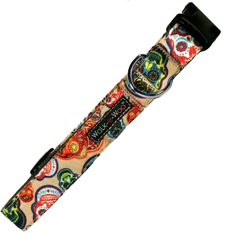 Walk-e-Woo Day of the Dead Collar