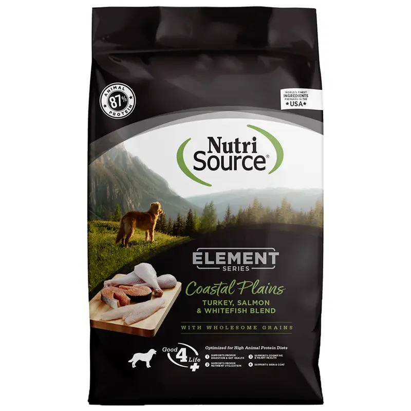 Nutrisource Element Coastal Plains Recipe Dry Dog Food 12lb Bag