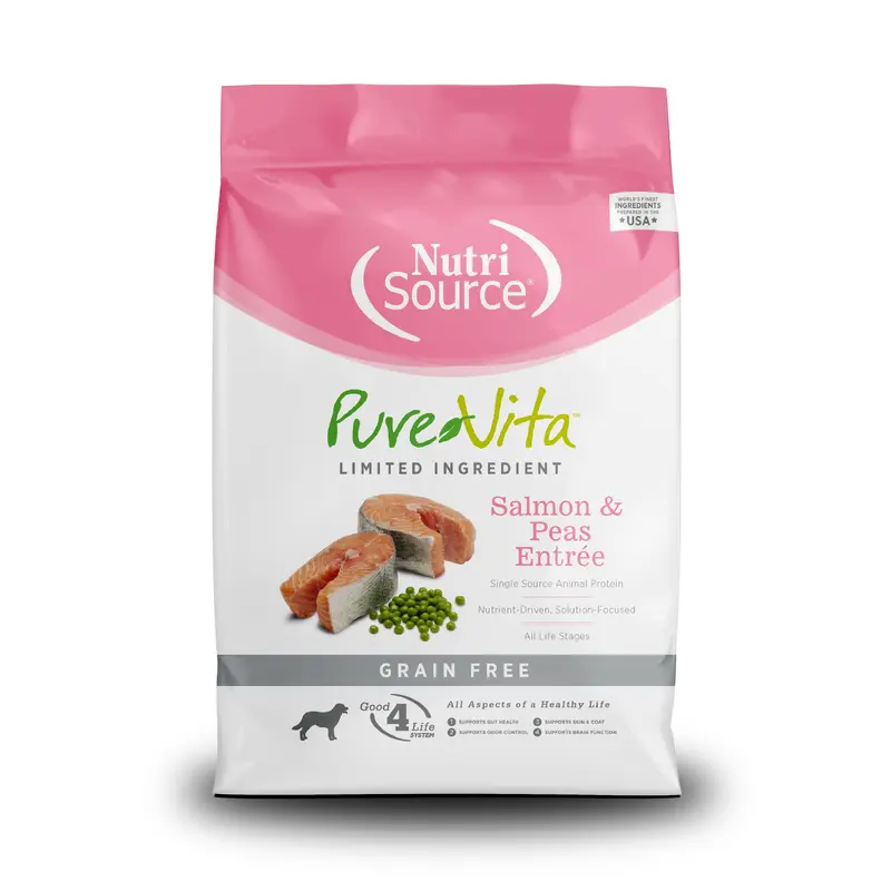 Pure Vita Grain-Free Salmon & Peas Entree