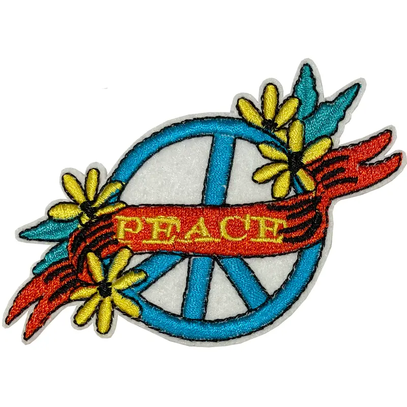 Peace Sign with Banner - Patch