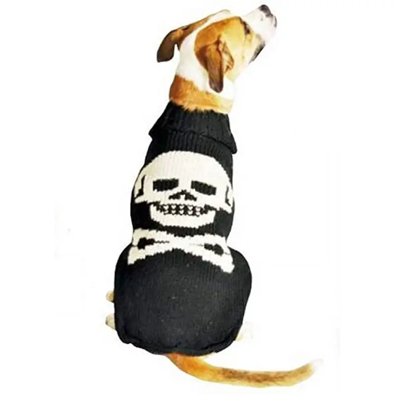 Black Skull Sweater