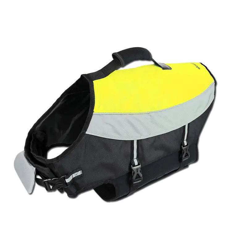Alcott Water Adventure Dog Jacket - Medium 12" x 12-22" x 18-24" - Yellow