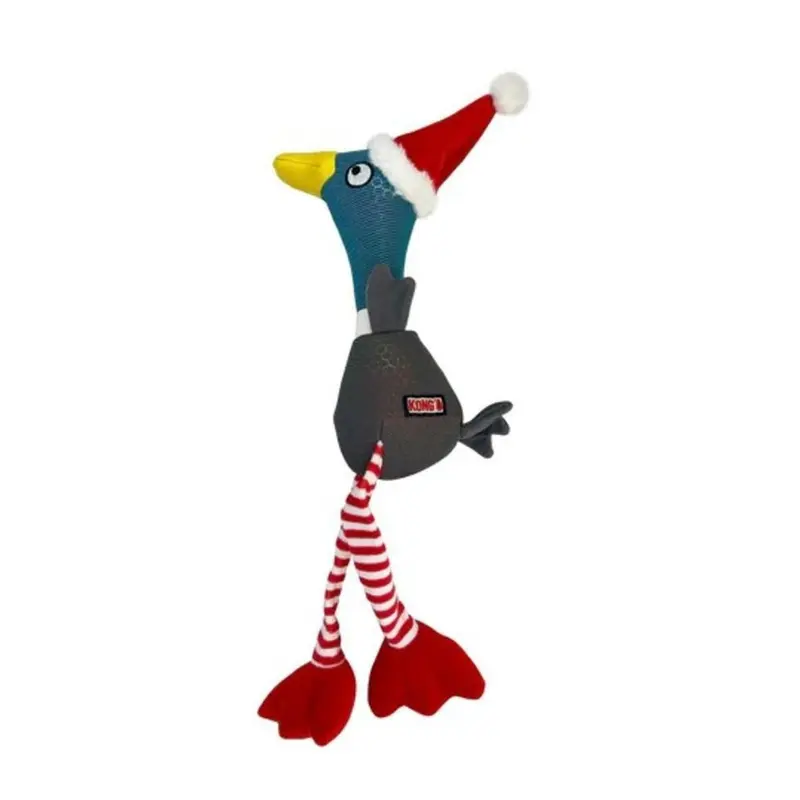 Kong Holiday Shaker Mallard Dog Toy Medium