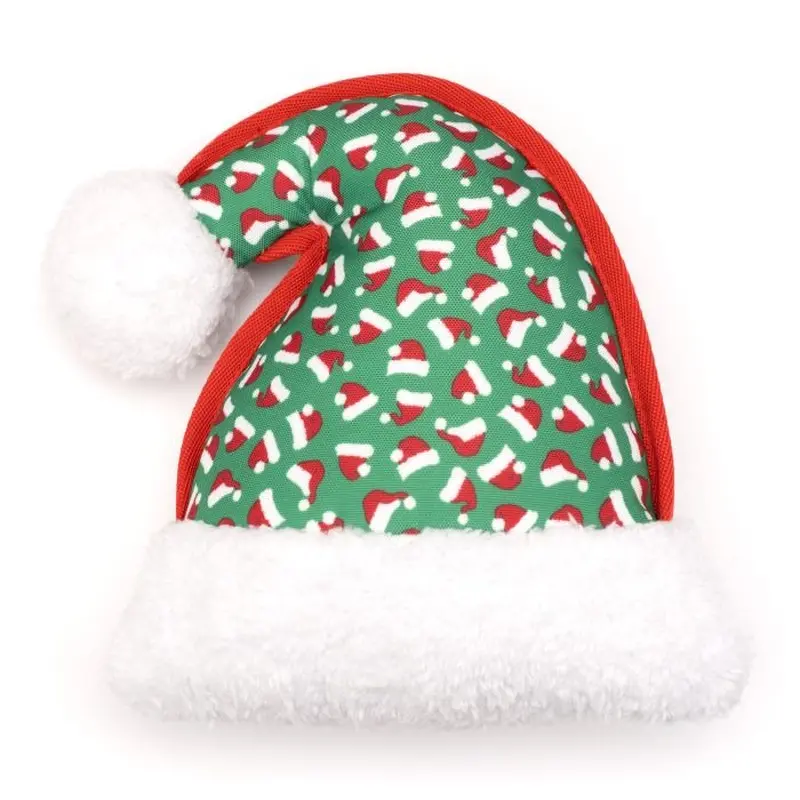 Worthy Dog Santa Hat Toy Small