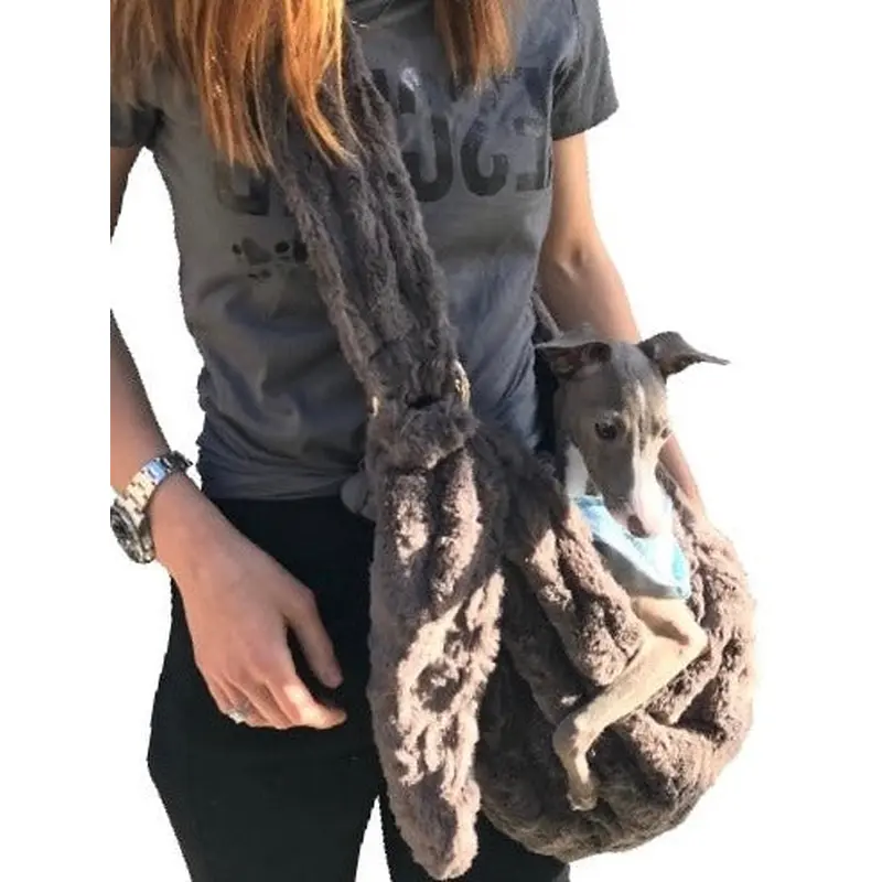 Furbaby Adjustable Sling Bag, Charcoal