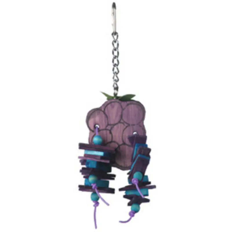 A & E Happy Beaks Small Grapes Bird Toy Bird Cage Accessory