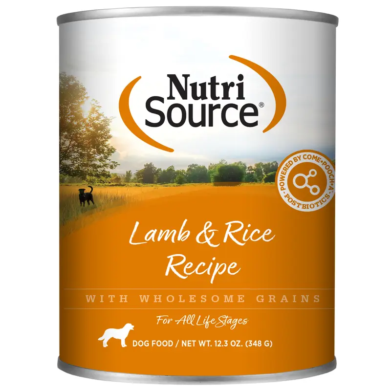 NutriSource Adult Lamb & Rice Canned Dog Food