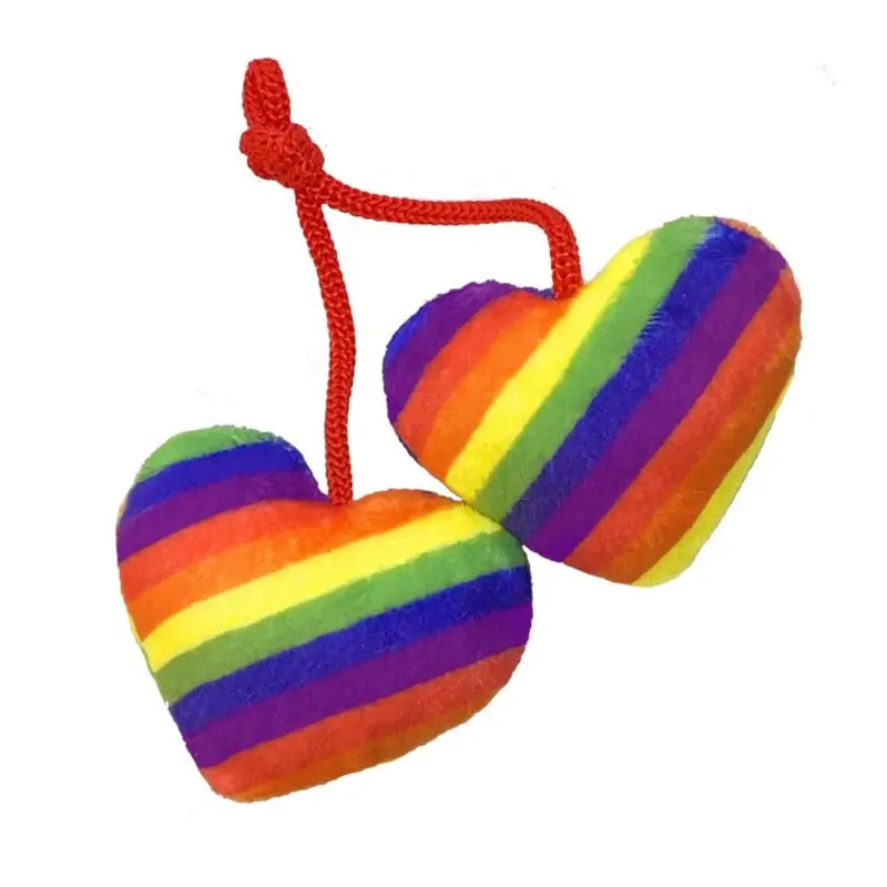 Huxley & Kent Organic Catnip Pride Heart Toy