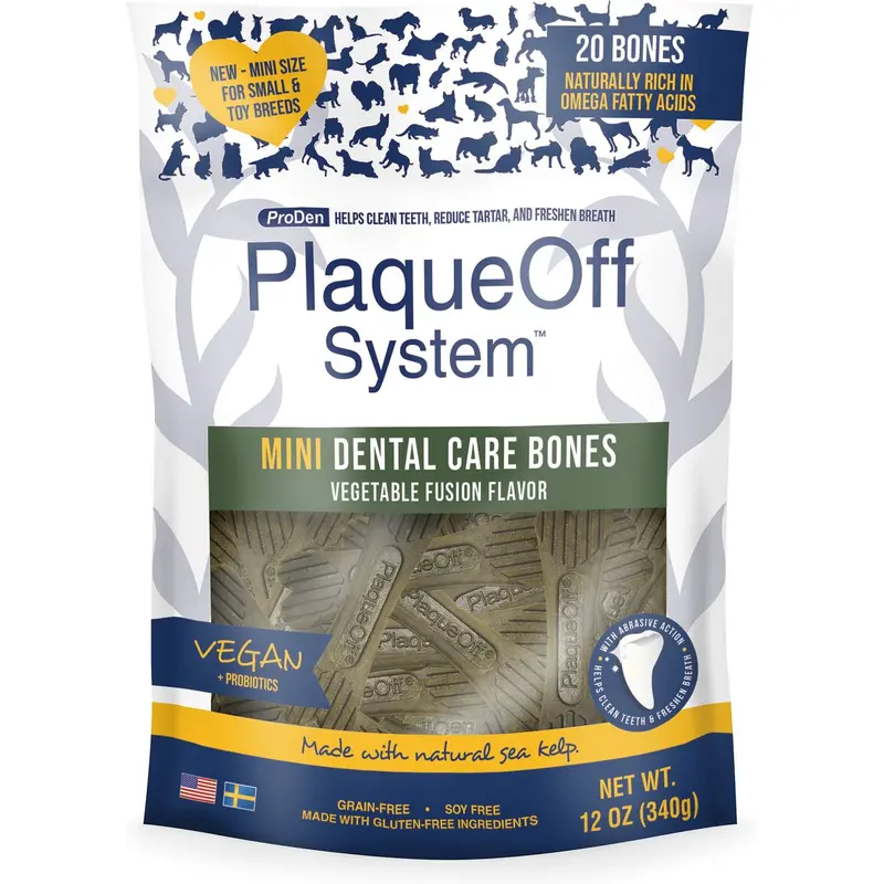 Plaque Off Dental Bones Vegetable Fusion Flavor