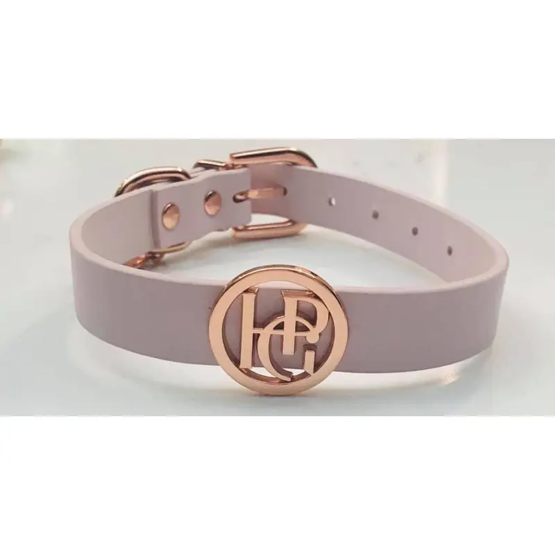 Leather Collar - Blush
