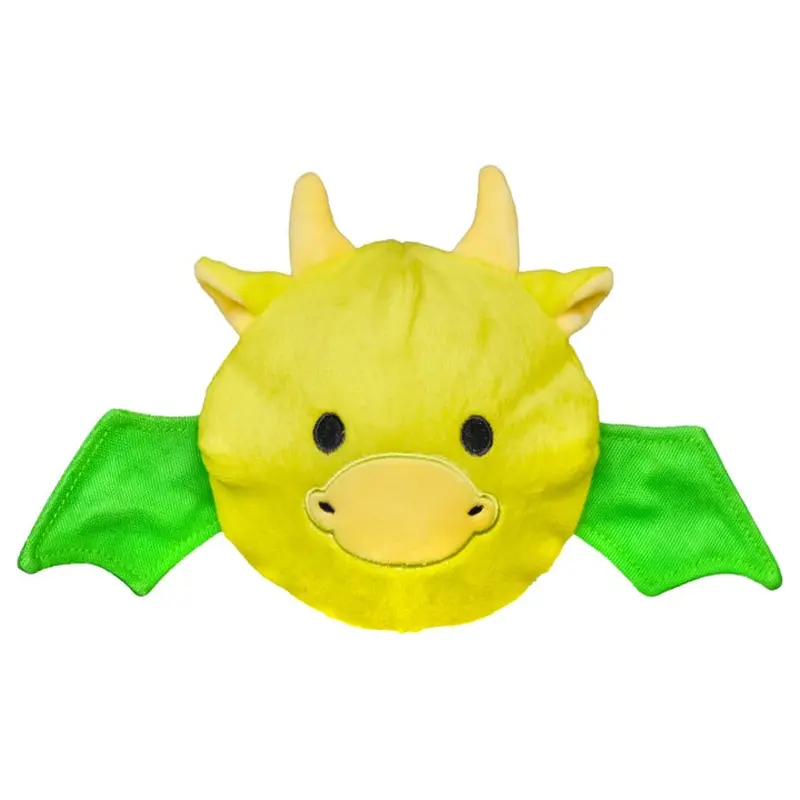 PatchWork Pet Prickles Dragon With Knight 5" Dog Toy