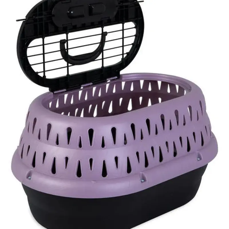 Petmate E-Z load Top Load Cat Kennel - 19" - Purple
