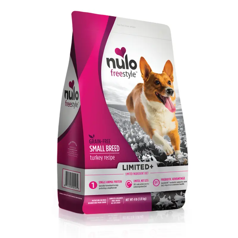 Nulo Freestyle Limited+ Sm Breed Dog Grain Free Turkey