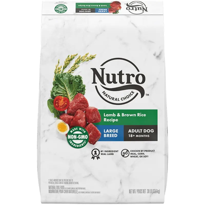 Nutro Natural Choice Large Breed Lamb & Brown Rice Dry Dog Food (30lb)