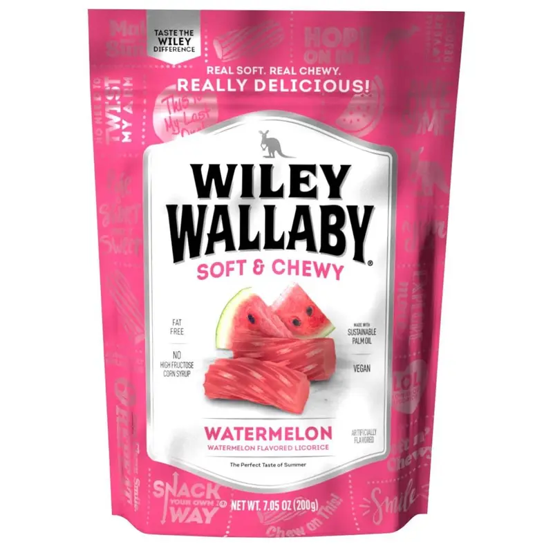 Wiley Wallaby Gourmet Watermelon Licorice 7.05oz