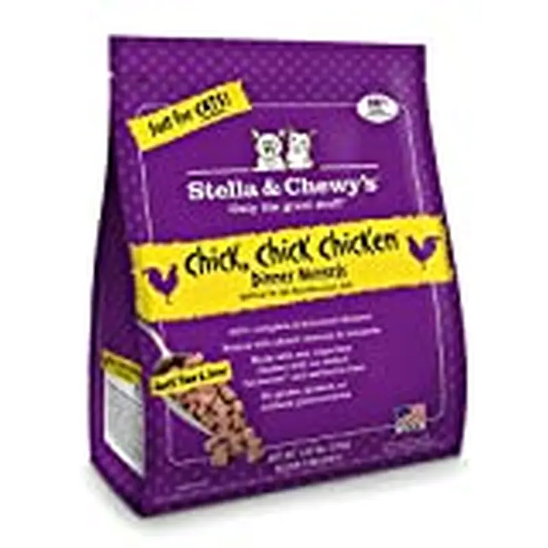Stella & Chewy's Grain-Free Chick Chick Chicken Dinner Morsels Frozen Cat Food, 1.25 Lb