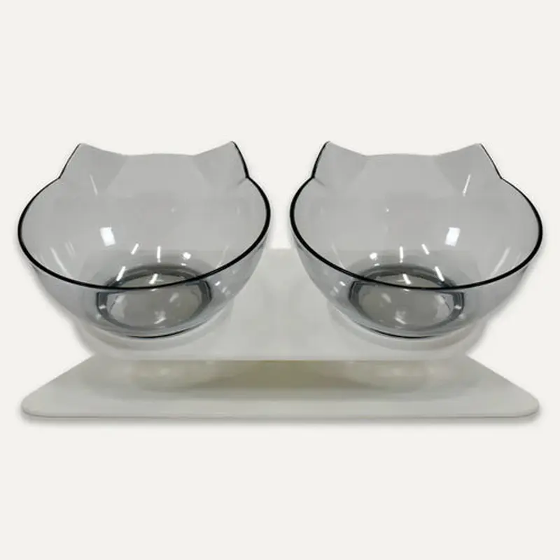 Goo-eez Ergonomic Double Bowl Cat Feeder