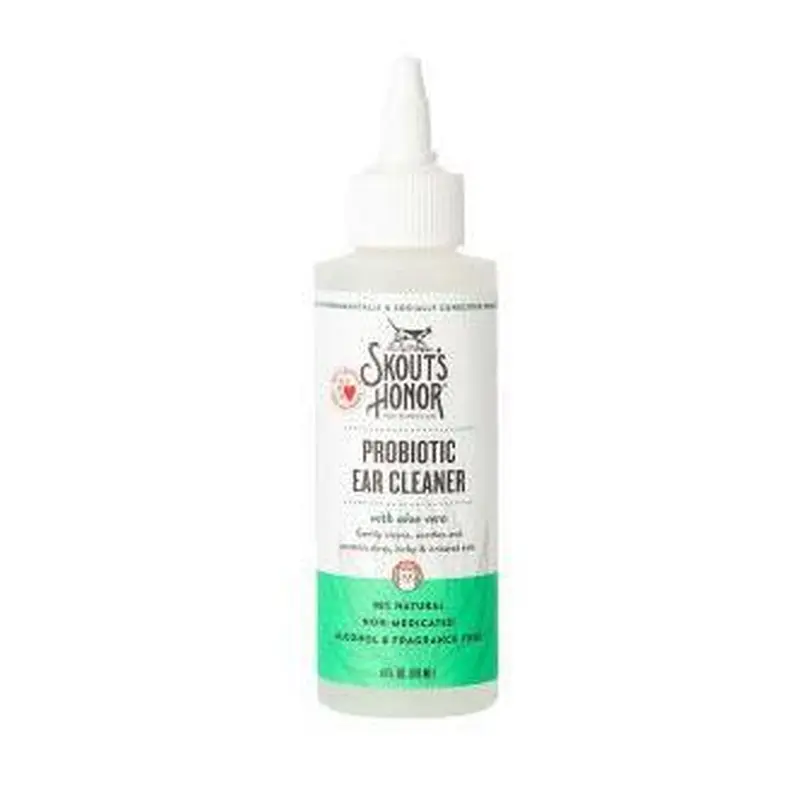 Skouts Honor Cat Probiotic Ear Cleaner 4oz