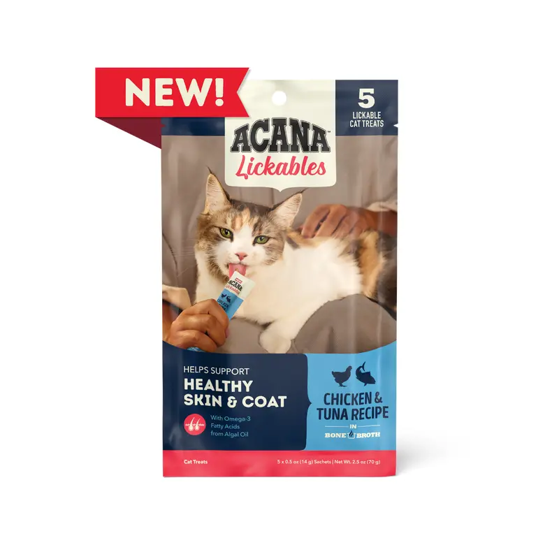 Acana Cat Lickables Chicken & Tuna Cat Treats (2.5oz)