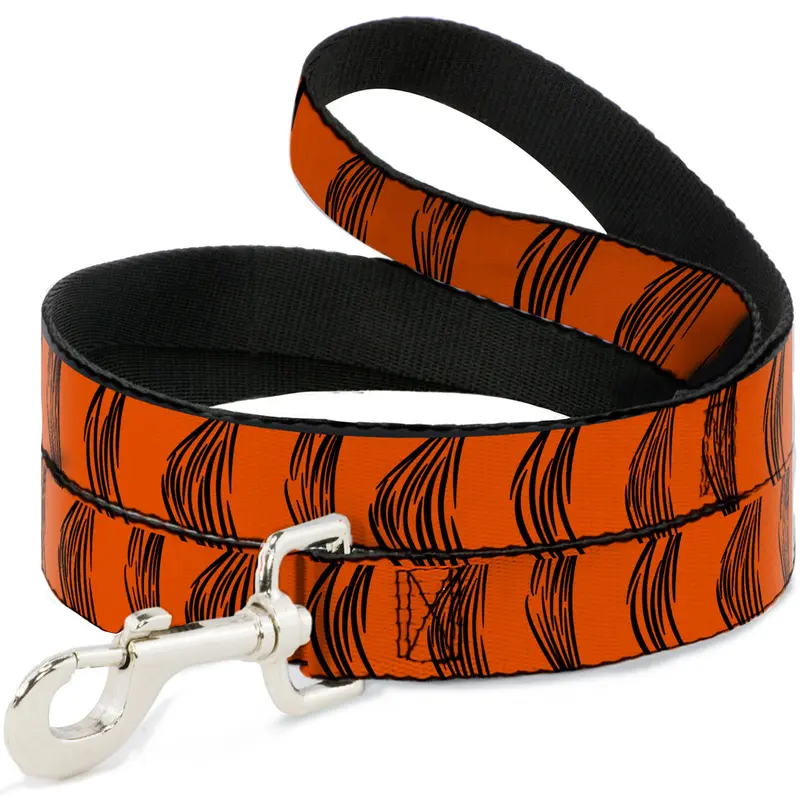 Dog Leash - Tigger Stripes Orange/Black