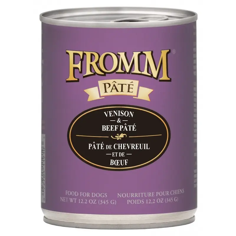 Fromm Canned Venison & Beef Pte Dog Food