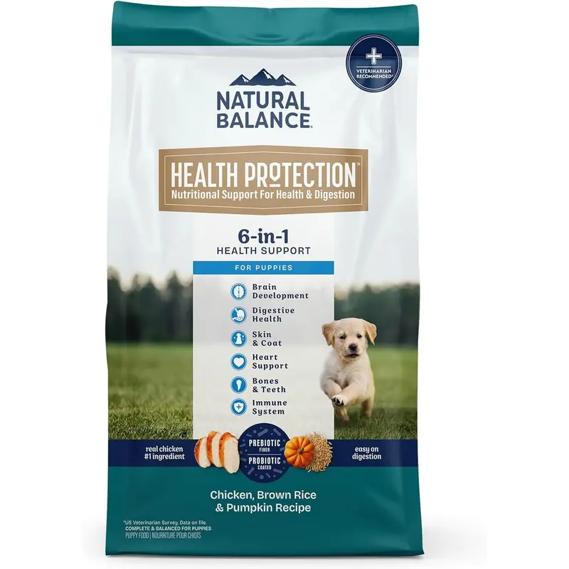 Natural Balance Health Protection Puppy Dry Dog Food - Chicken Rice & Pumpkin - 12lb