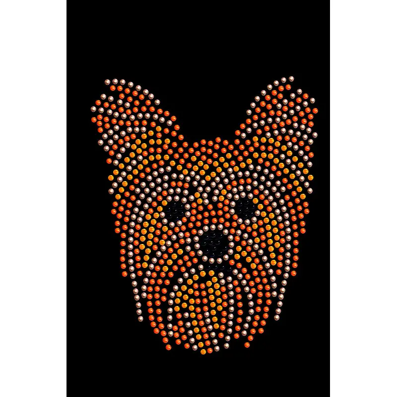Yorkie Face  2 - bandana
