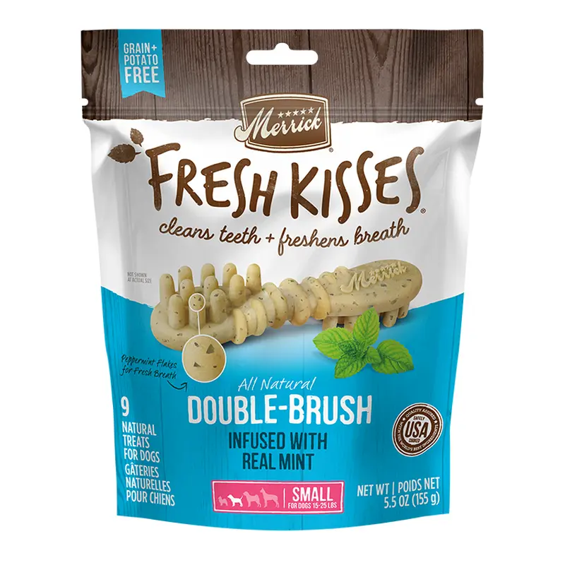 Merrick Fresh Kisses Mint Dental Treats For Medium Dogs (10oz) (10Ct)