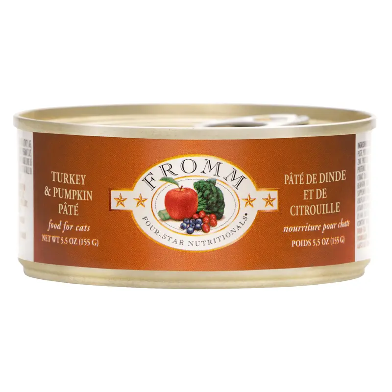Fromm Four-Star Nutritionals Turkey & Pumpkin Pt Food for Cats 5.5 oz